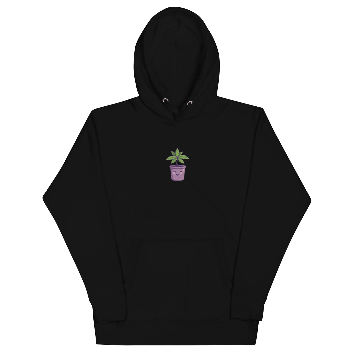 Purple Bliss - Embroidered Hoodie - Happy Plants Collection