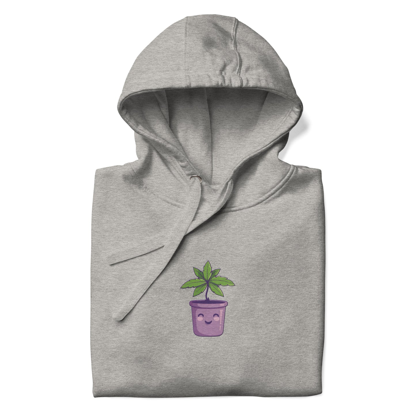 Purple Bliss - Embroidered Hoodie - Happy Plants Collection