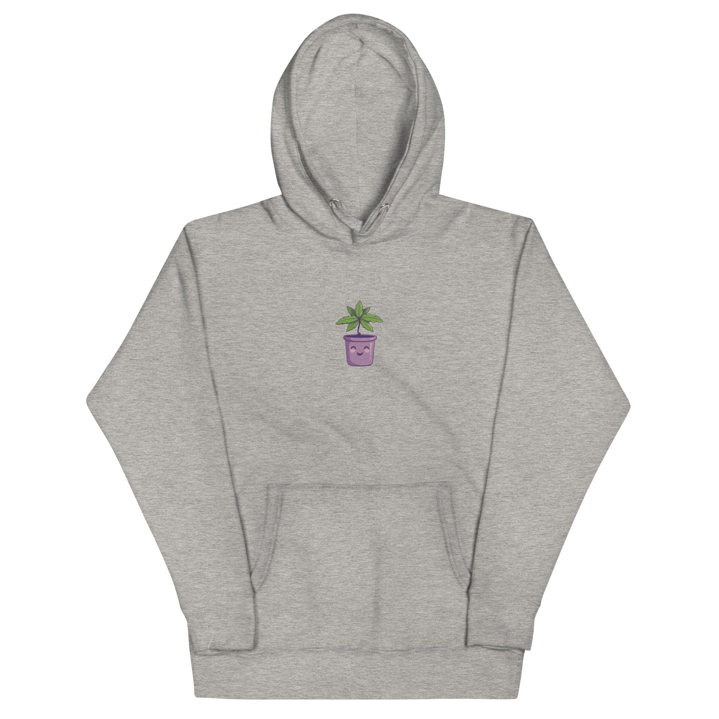 Purple Bliss - Embroidered Hoodie - Happy Plants Collection