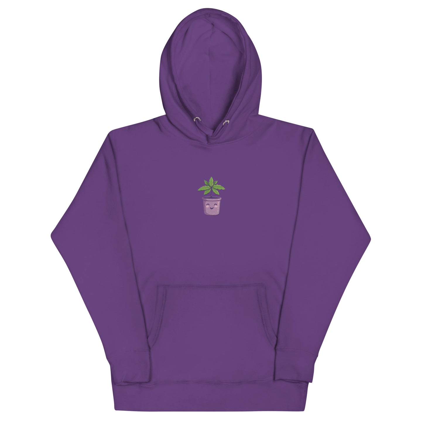 Purple Bliss - Embroidered Hoodie - Happy Plants Collection