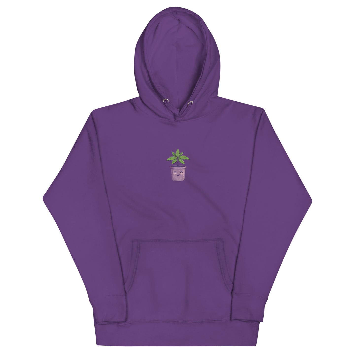 Purple Bliss - Embroidered Hoodie - Happy Plants Collection