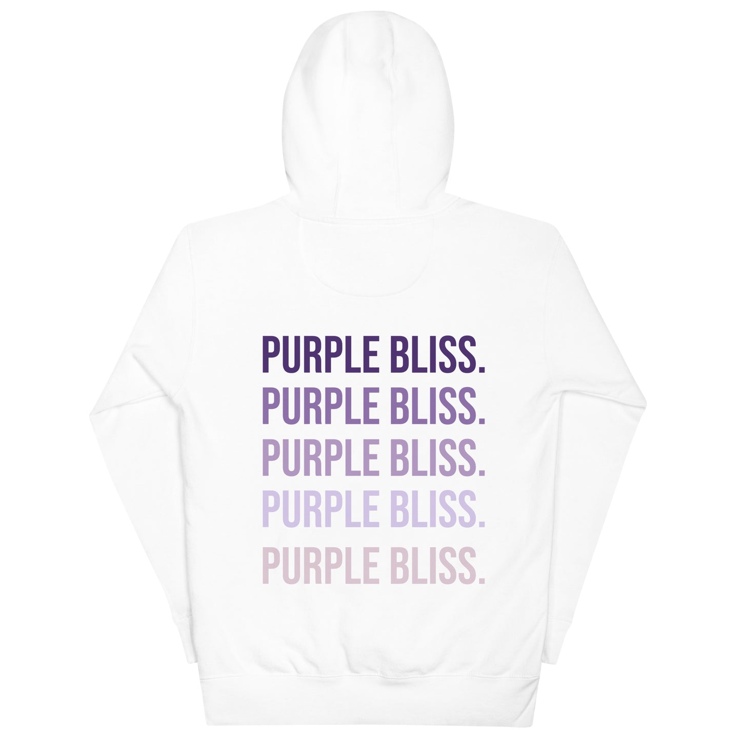 Purple Bliss - Embroidered Hoodie - Happy Plants Collection