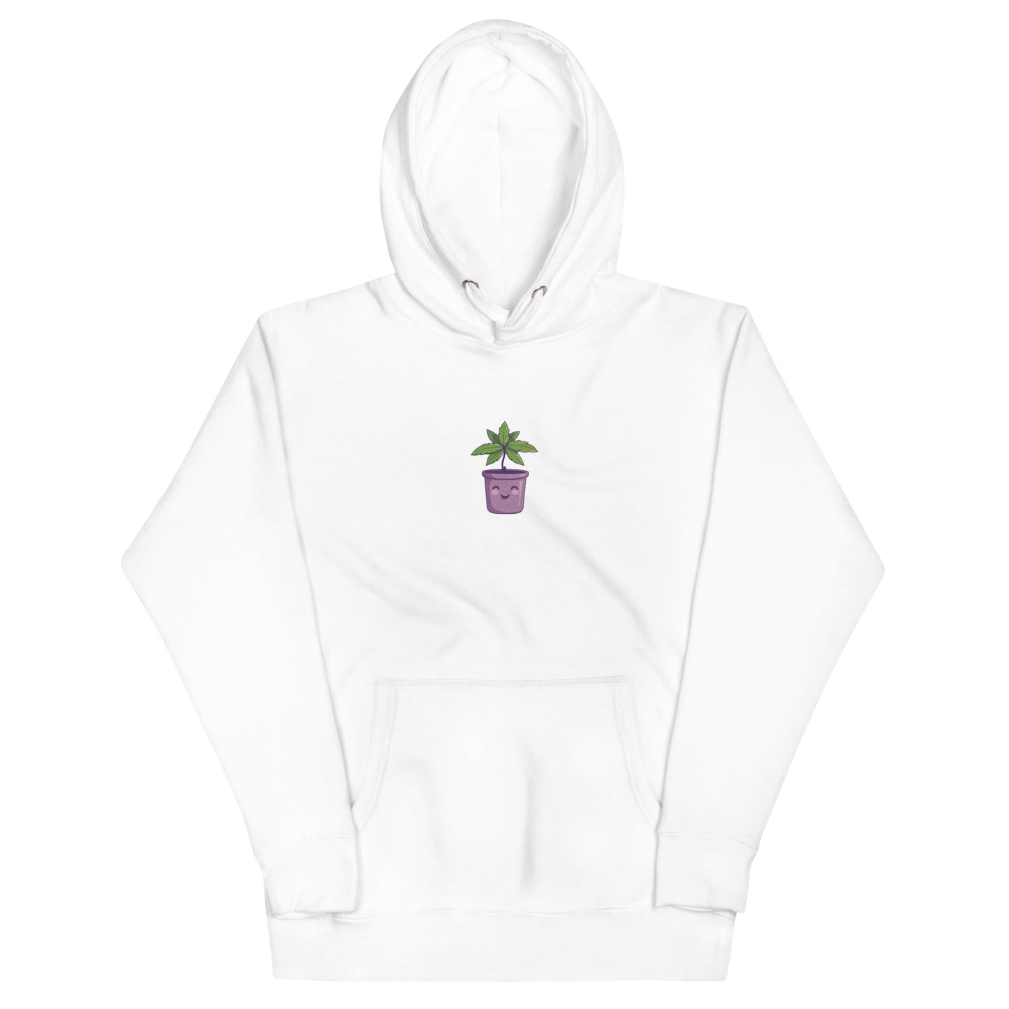 Purple Bliss - Embroidered Hoodie - Happy Plants Collection