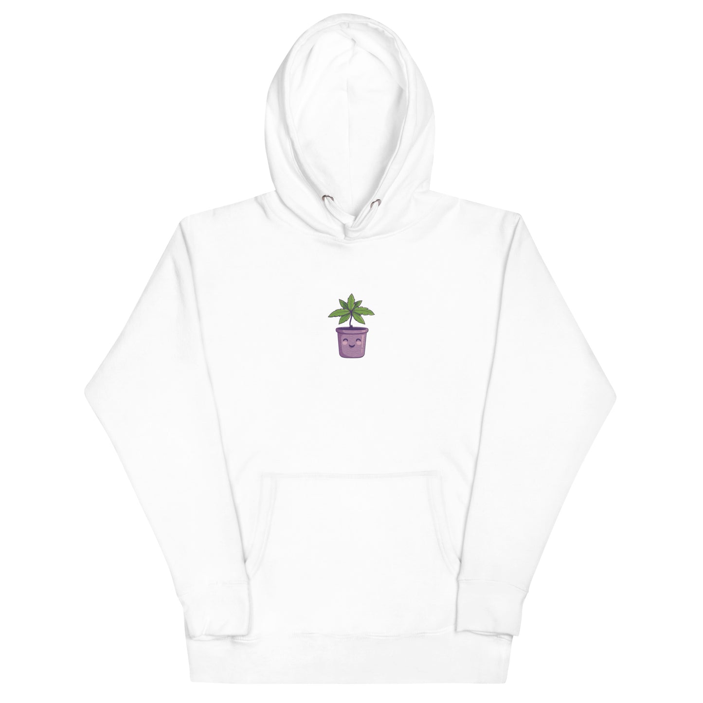 Purple Bliss - Embroidered Hoodie - Happy Plants Collection