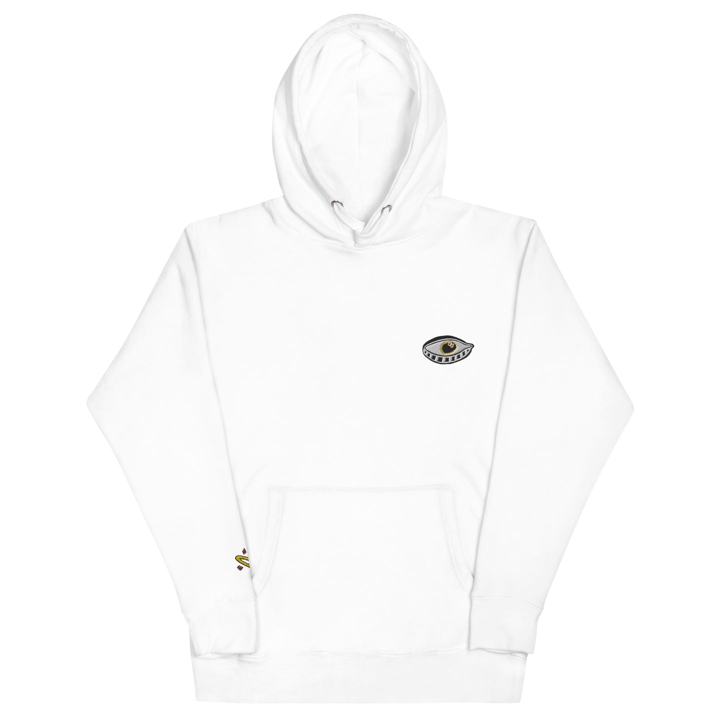 Age of Enlightenment - Embroidered Hoodie - White