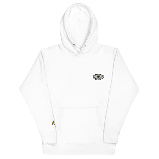 Age of Enlightenment - Embroidered Hoodie - White