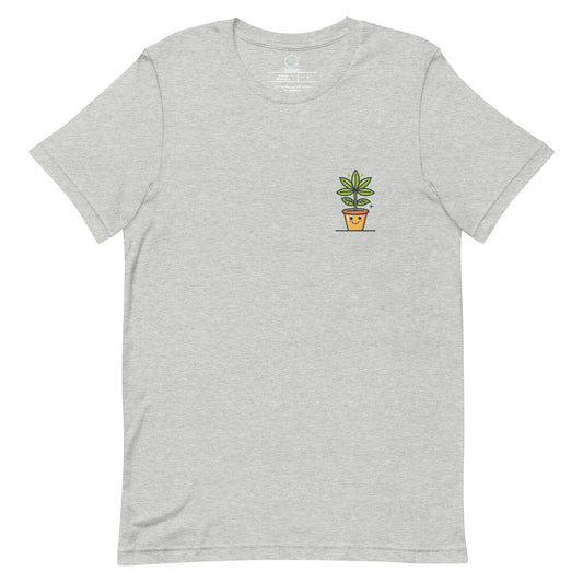 Spread Joy - Printed Tee - Happy Plants Collection - Grey