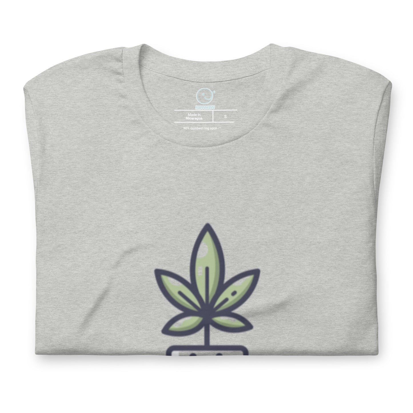 I Feel Good - Printed Tee - Happy Plants Collection - Grey