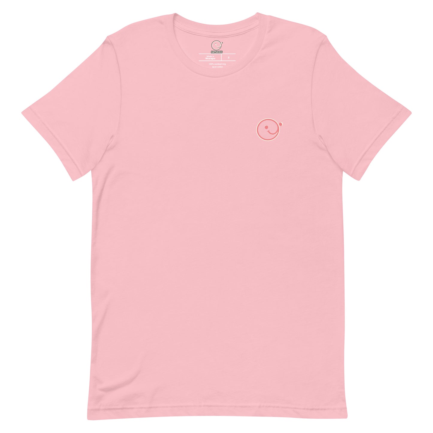 Wavy Wavy Wavy - Printed Tee - Pink