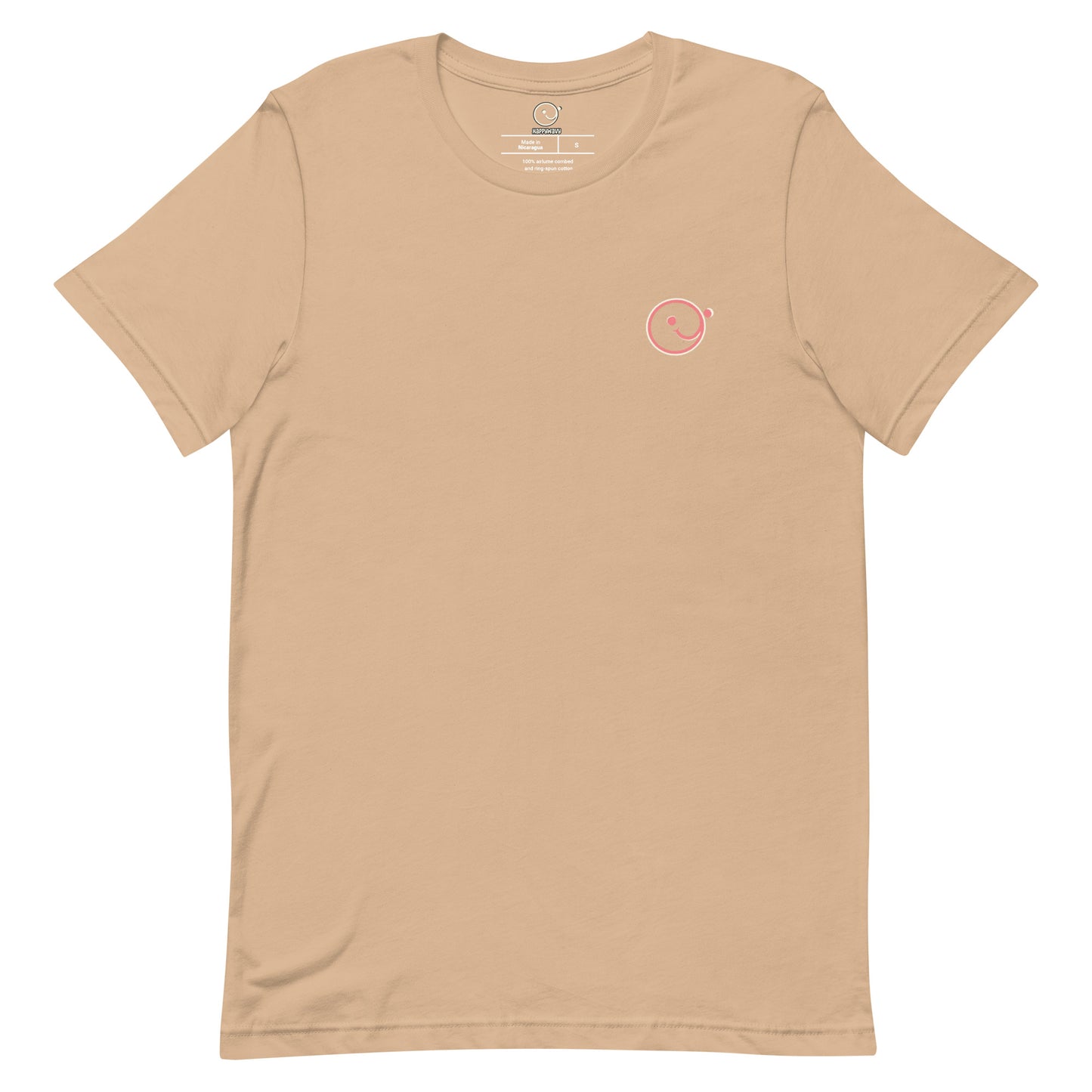 Wavy Wavy Wavy - Printed Tee - Tan